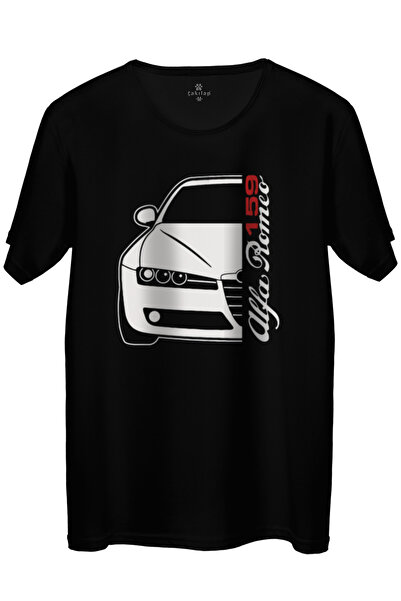 Çakilap تي شيرت ألفا روميو 159 مطبوع، للجنسين، جودة ممتازة (Rgl-Otmbl)