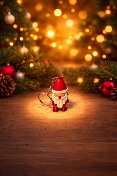 RENKLİ SOKAK سلسلة مفاتيح سانتا كلوز / هدية رأس السنة الجديدة سلسلة مفاتيح بط...