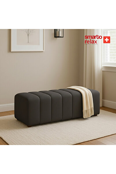 Smarto relax Düz Puf Babyface 100x50x45 cm | Swiss Style Dekoratif Bank