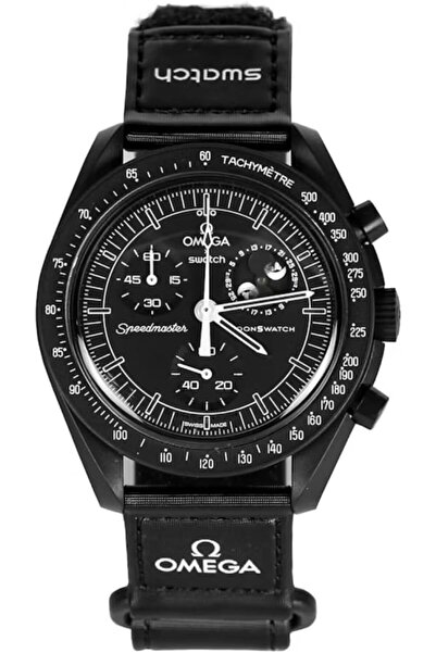 Swatch مهمة السيراميك الحيوي إلى طور القمر - القمر الجديد - أسود