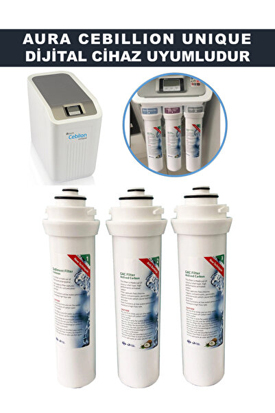 Home Turkuaz-Pro İhlas Aura Cebilon Unique Dijital Cihaz Ön Filtre Seti Tak-Ç...