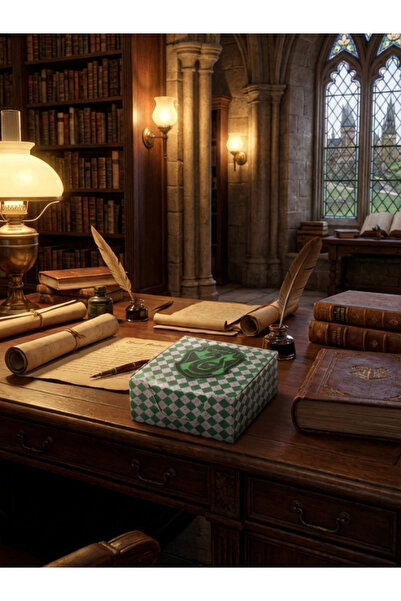 GiFi Cube Notepad Harry Potter Hogwarts Design Licensed Original Green