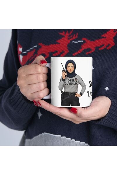 sıradışıhediyem güvenlik kupa bardak güvenlik görevlisi özel güvenlik kupa ba...