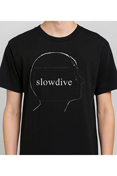 sensobel Slowdive crna muška majica