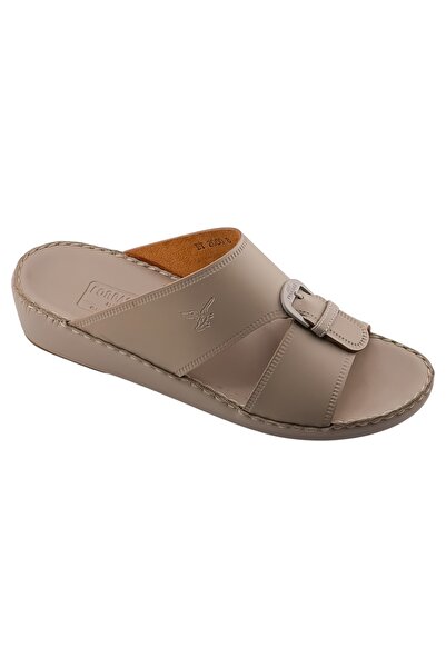 Alnahham A E T Arabic Sandals For Men | Outdoor Mens Slippers | Open Toe | Genuine Softy Leather with Buckle