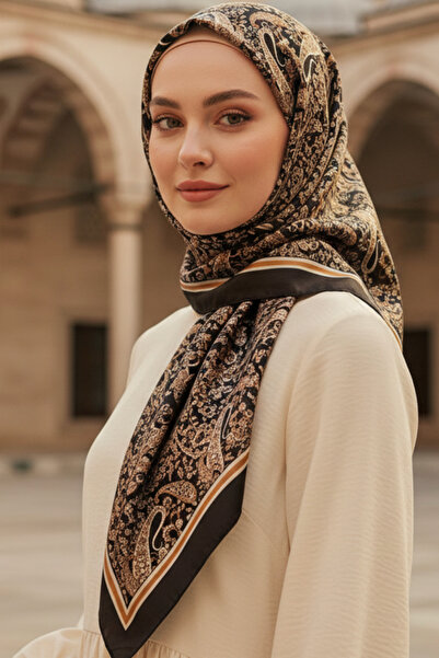 NESSCARF Women's Natural Scarf 95X95 cm