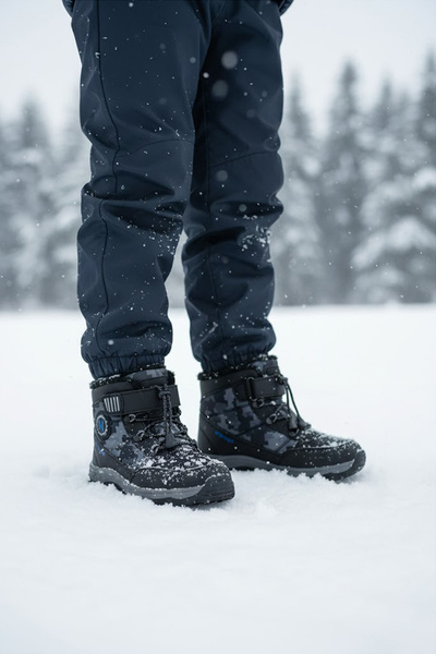 N'drops Ndrops Yseyl015 Outdoor Children's Boots Black - Navy Blue