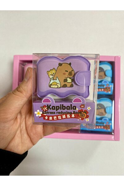 pialbatro CAPY BARA PUFF KAPAK RENKLİ MİNİ NOT DEFTERİ