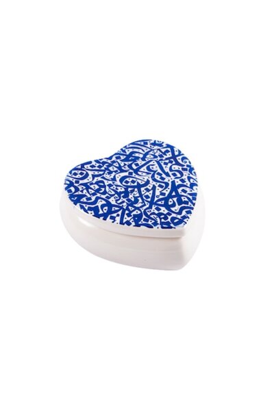 OEM Cutie decorativă cu inimă albastră