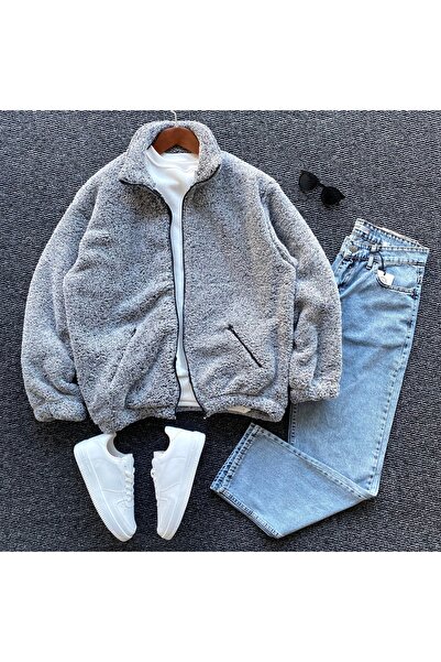 THANBUTİK طقم كارديجان من القطيفة وبنطلون فضفاض للجنسين