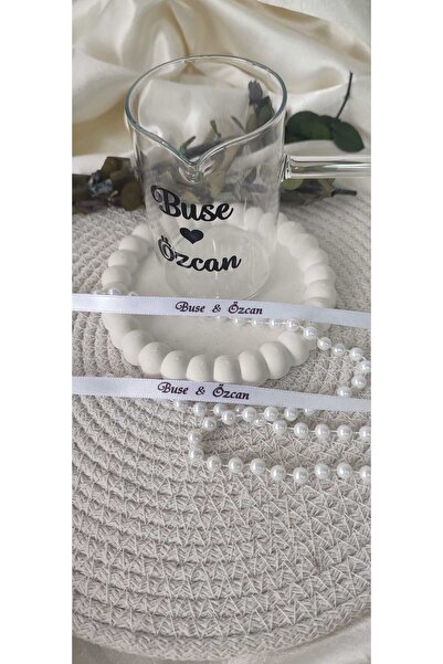 hoby shop İsimli Cezve Baskılı Cezve ve İncili Kurdale-Kişiye Özel Cezve-Nişa...