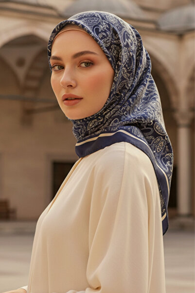 NESSCARF وشاح نسائي طبيعي 95x95 سم