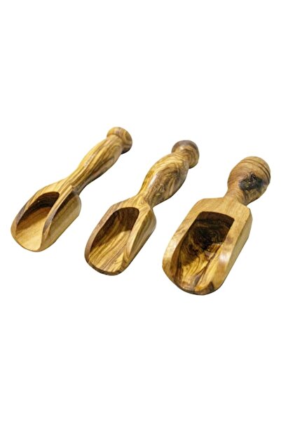 OEM Lingură de dozator cu mâner scurt din lemn de măslin