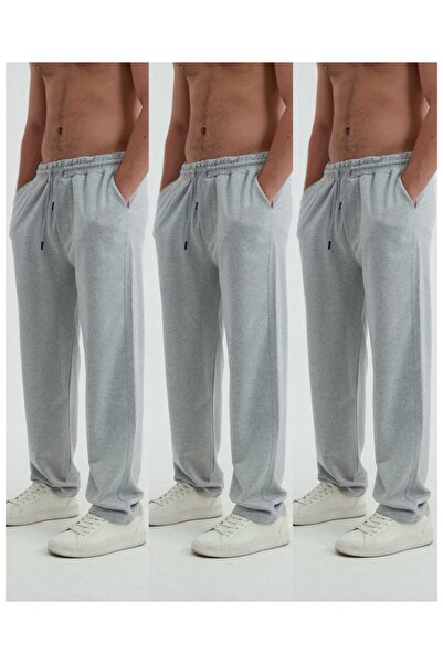 KİMSE GÖRMEDEN 3Pcs Set Men's Wide Leg Trackpants