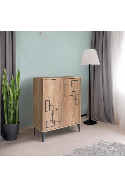 DEC22 دولاب أحذية عصري بتصميم حديث وأنيق