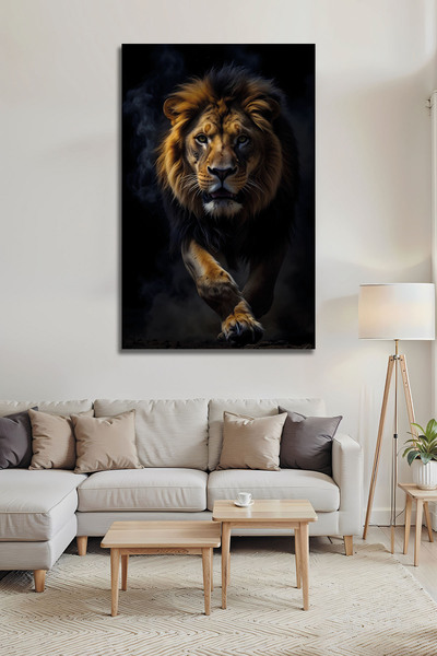 B&G DESIGN Pictură murală din sticlă temperată, rezistentă la spargere, Natur...