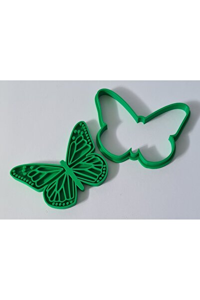 ADA 3D Detaylı Kelebek Kanat Desenli Zarif Kurabiye Kalıbı Hamur Kesici Aparat