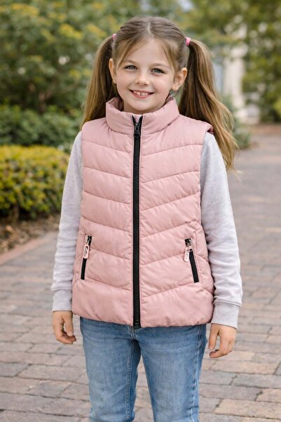 ModaPlaza Girl's Puffer Vest 8006