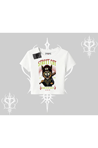 Tarzsokak Tricou Babby cu imprimeu Street Cat