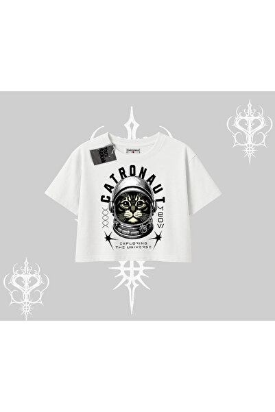 Tarzsokak Tricou cu imprimeu Stay Cool Cat, cu guler tip barcă