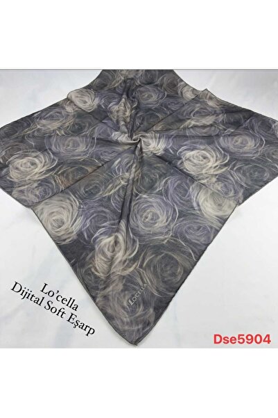 locella DİJİTAL SOFT PAMUK EŞARP