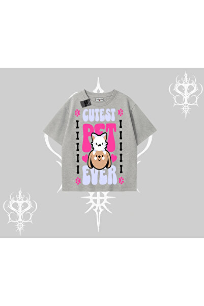 Tarzsokak أفضل حيوان أليف على الإطلاق مطبوع قصة فضفاضة تي شيرت