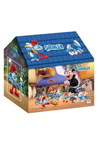 CA Games Şirinler Smurfs Temalı Lisanslı Kaliteli Kumaşlı 2 Kişilik Kolay Kurulum Eğlenceli Çocuk Oyun Çadırı