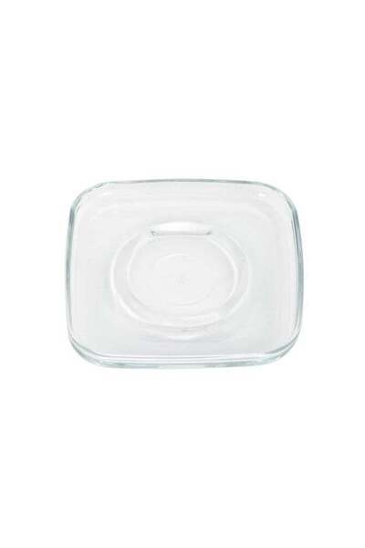 LAV 6 Pieces Cozy Glass Tea Plate, 167 Mm - Clear