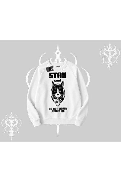 Tarzsokak سترة كاتروناوت كات مطبوع بيسكيت