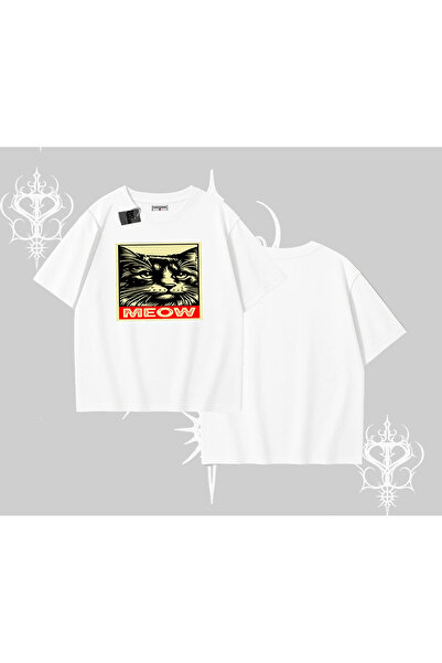 Tarzsokak Hanorac cu glugă cu imprimeu cu pisică drăguță scrisă Candyland