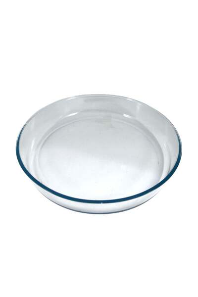 AVCI HOME MAKER صينية خبز زجاجية دائرية من هوم ميكر، سعة 3 لتر، قطر 32 سم، ار...