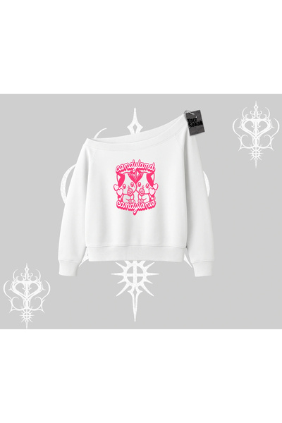 Tarzsokak Tricou fără mâneci cu imprimeu cu pisică drăguță scrisă Candyland