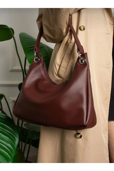 Store Bordo Büyük Boy Çanta