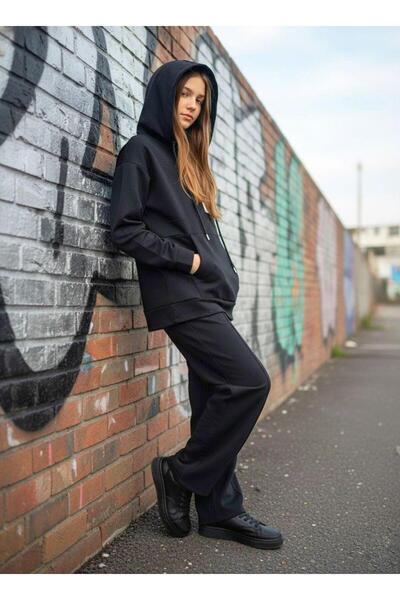 Joui Co Set de tunici pentru fete din două piese O supradimensionat