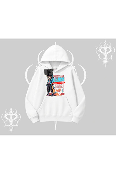 Tarzsokak Hanorac cu glugă Anime Hiker Girl Balance Is Everything Imprimat