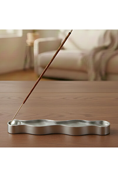 CAZZEX HOME DEKORATİF SİLVER GÜMÜŞ TÜTSÜLÜK