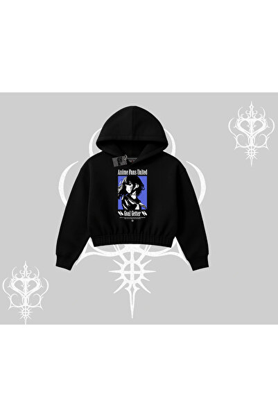 Tarzsokak Hoodie Skraćeni kroj Dukserica Oversize kroj Anime devojka Štampano