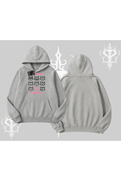 Tarzsokak Φούτερ με κουκούλα Kitti Sweet Mini με στάμπα λογότυπου