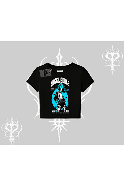 Tarzsokak Tricou Babby Tee cu imprimeu Anime Cyberpunk Girl