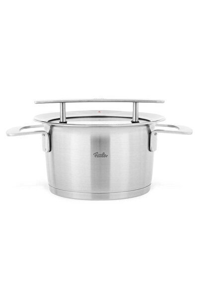 Fissler Oală cu mânere și capac, oțel inoxidabil, diametru 16 cm