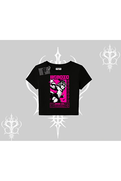 Tarzsokak Tricou Babby Tee cu imprimeu grafic în stil japonez cu fată eroică ...