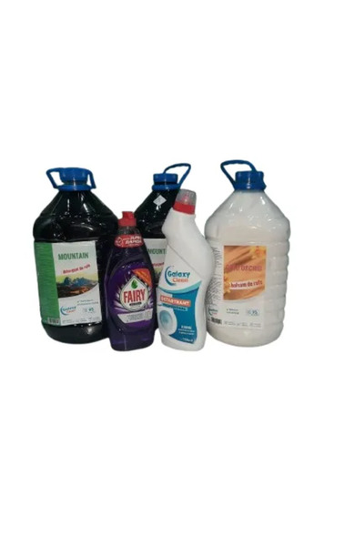 Galaxy Clean Promotional Cleaning Package – 2*Detergent 5L + 1Fabric Softener 5L