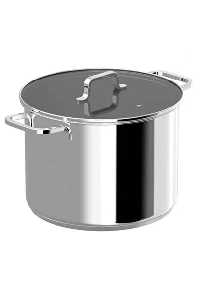 Berghoff HELIX Pot with Lid, Stainless Steel, D.26cm