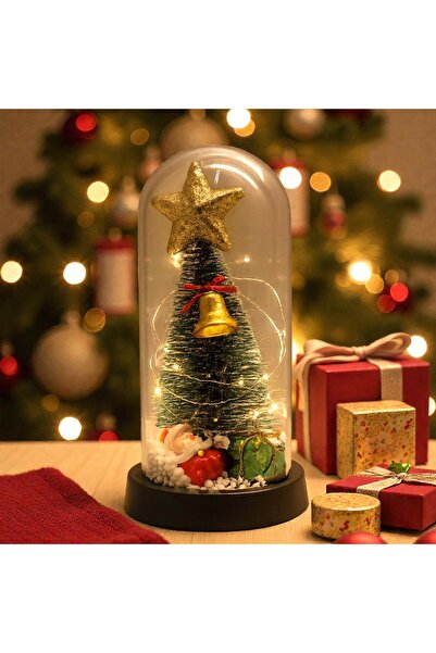 Kuzey Tacı Διακοσμητικό βάζο από κρυστάλλινο γυαλί με θέμα τον Άγιο Βασίλη κα...