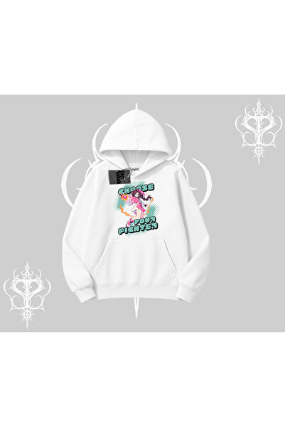 Tarzsokak سترة بقلنسوة قصة فضفاضة بنمط فتاة الأنيمي على الطراز الياباني