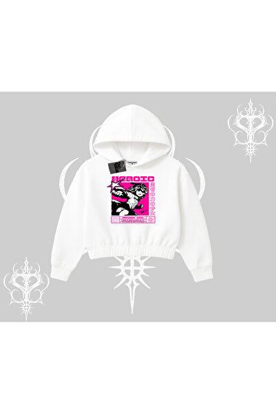 Tarzsokak Hoodie Skraćeni kroj Dukserica Herojska Anime Devojka Japanski Stil...