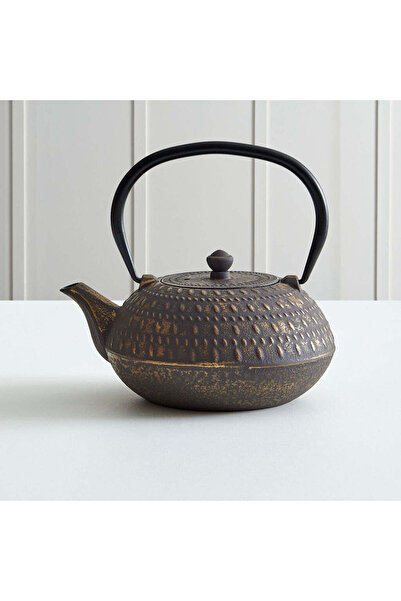 Stripe Cast Iron Teapot, 1L