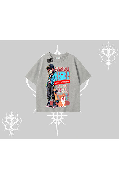 Tarzsokak قصة فضفاضة تي شيرت أنيمي هايكر جيرل باليانس إيز إيفريثينغ مطبوع