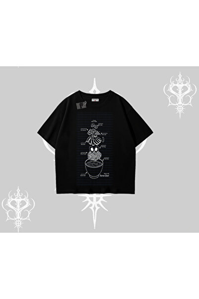 Tarzsokak Oversized T-Shirt Noodle Theory Hand Drawn Concept