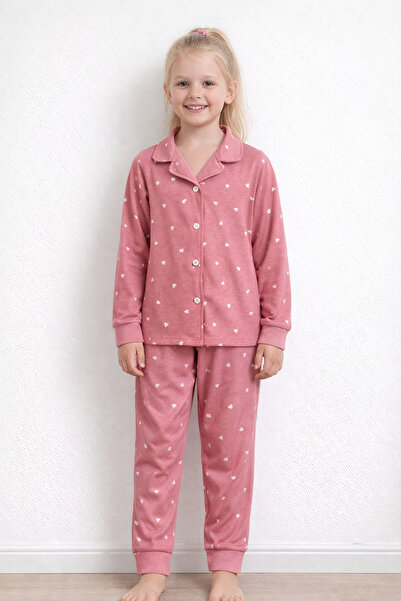 Estiva Пижама с копчета отпред и сърце на гърдите